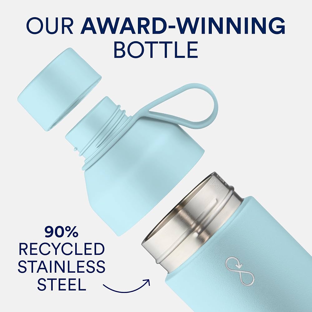 Emirates Ocean Bottle スカイブルー Ocean Bottle - Recycled Stainless Steel Drinks Reusable